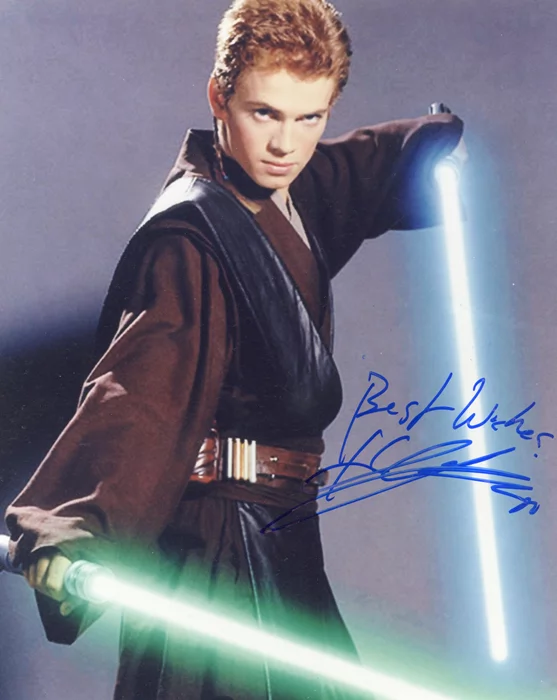 Hayden Christensen autograph