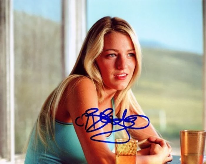 Blake Lively autograph