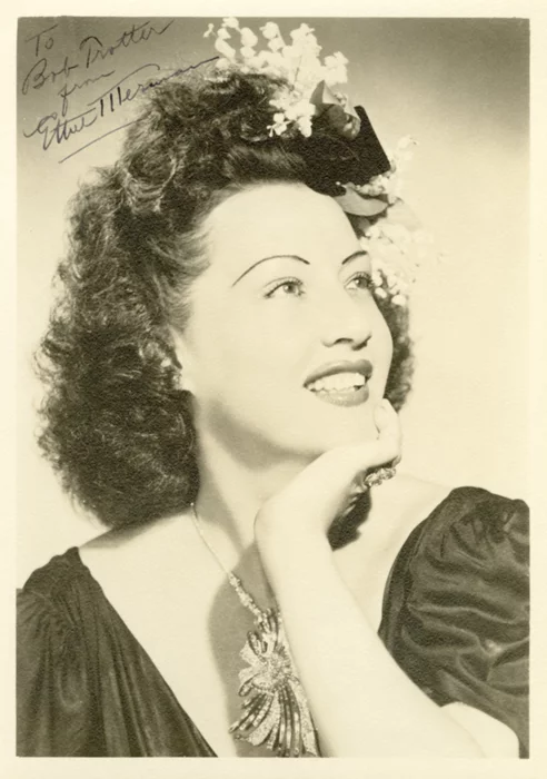 Ethel Merman autograph