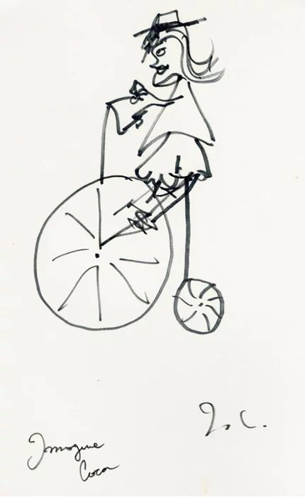 Imogene Coca autograph