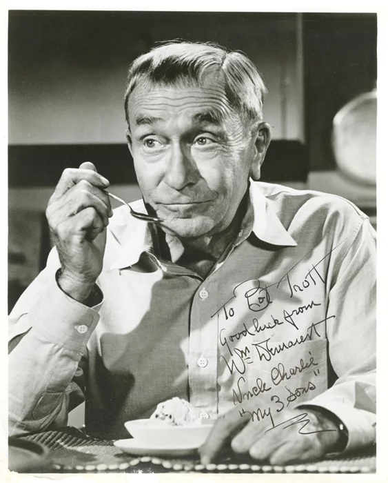 William Demarest autograph