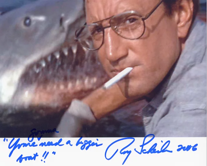 Roy Scheider autograph