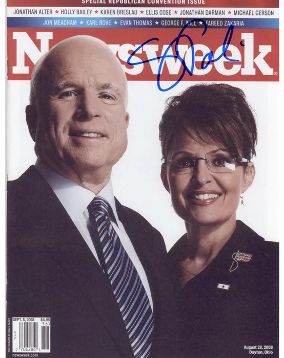 Sarah Palin autograph