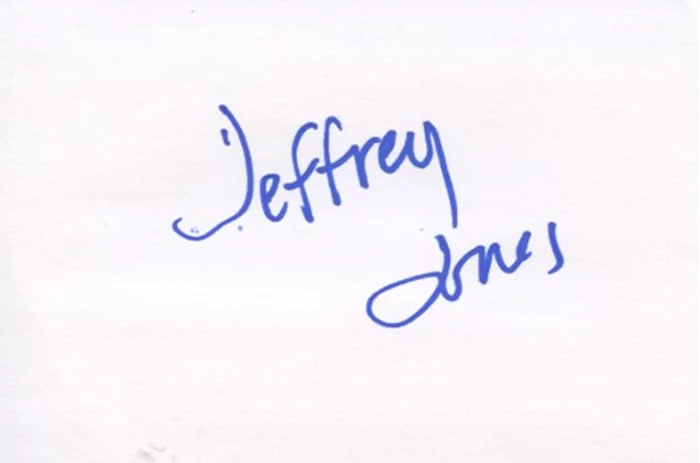 Jeffrey Jones autograph