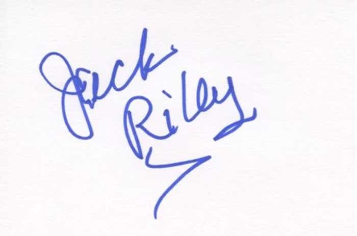 Jack Riley autograph