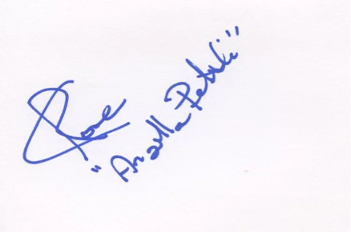 Cristine Rose autograph