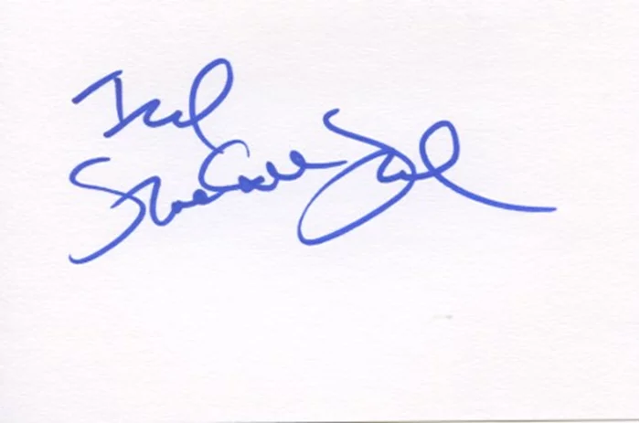 Ted Shackelford autograph