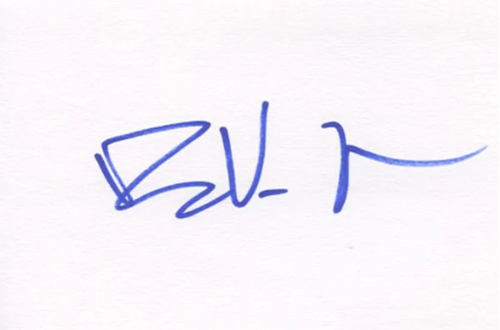 Brian Van Holt autograph