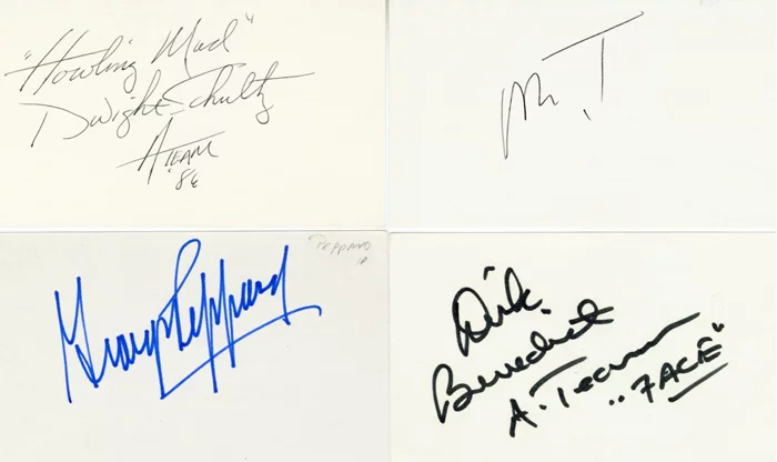 The A-Team autograph