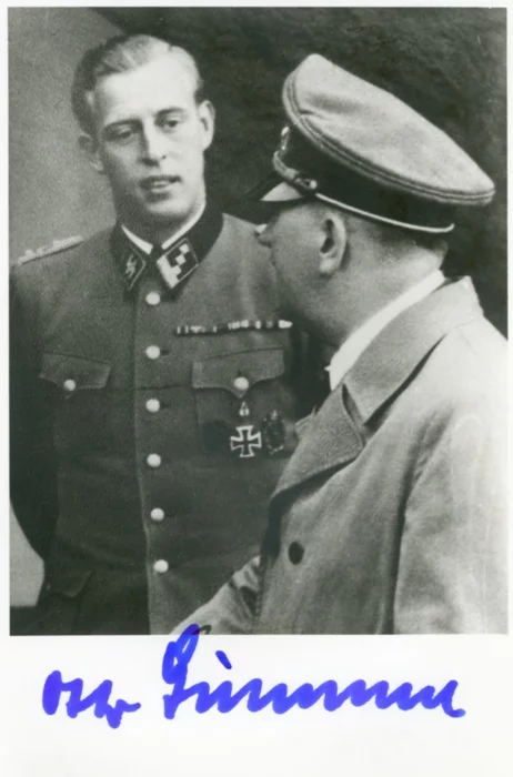 Otto Gunsche autograph
