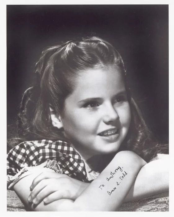 Ann E. Todd autograph