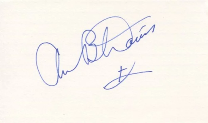Ann B. Davis autograph