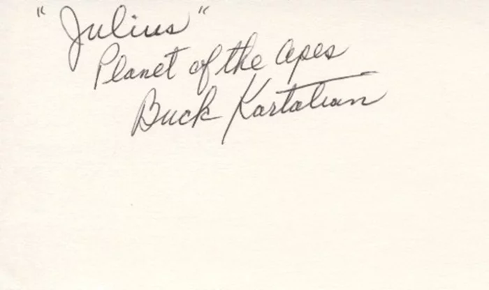 Buck Kartalian autograph