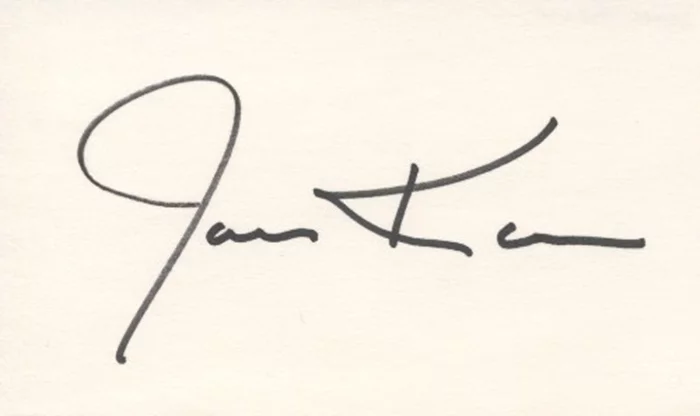 James Karen autograph