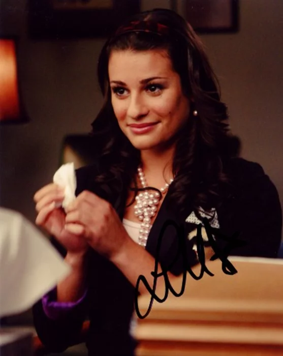 Lea Michele autograph