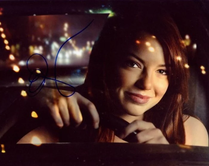 Emma Stone autograph