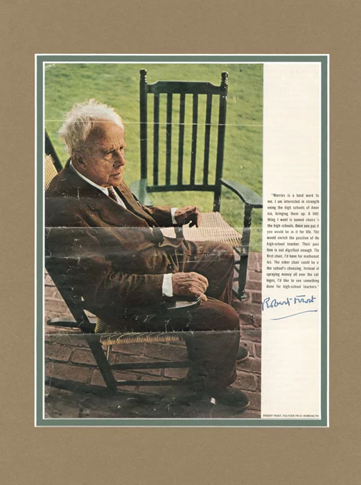 Robert Frost autograph
