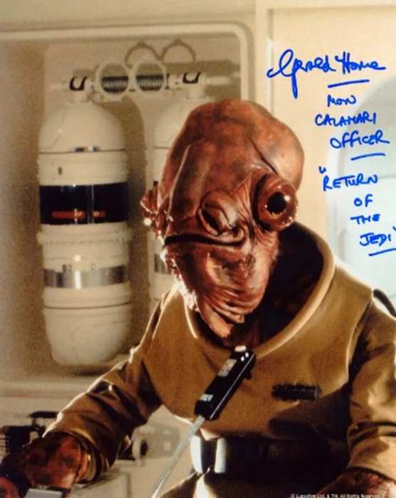 Gerald Home autograph