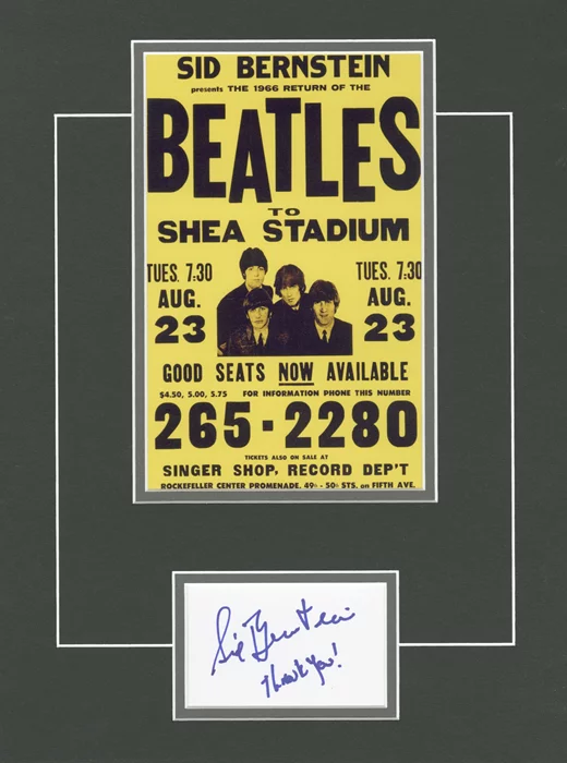The Beatles autograph