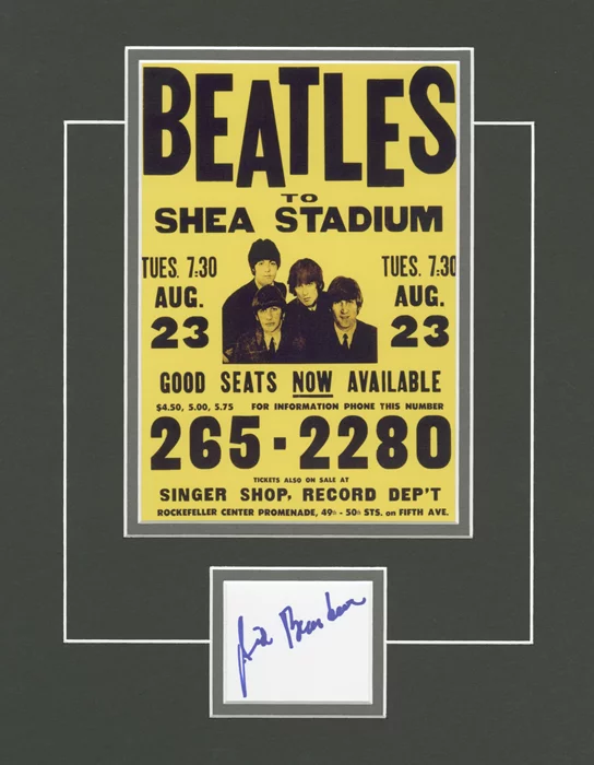 The Beatles autograph