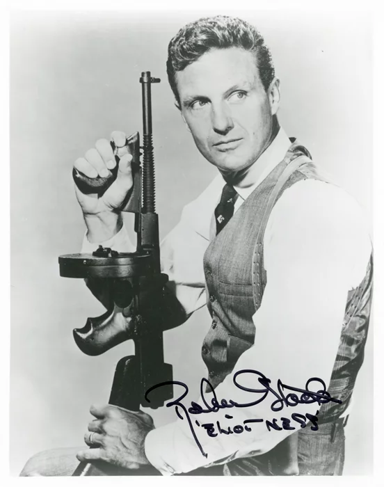 Robert Stack autograph