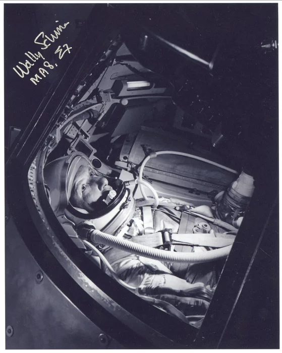 Wally Schirra autograph