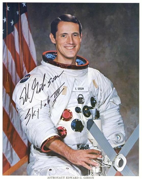 Edward Gibson autograph