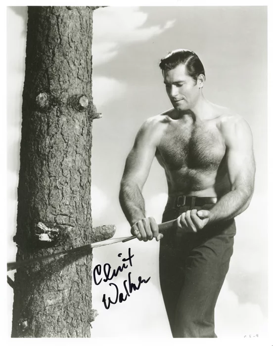 Clint Walker autograph