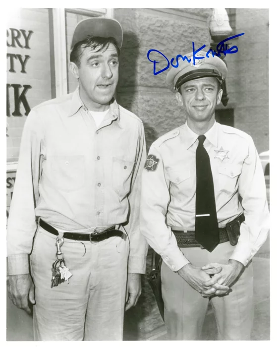 Don Knotts autograph