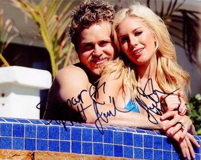Heidi and Spencer Pratt autograph