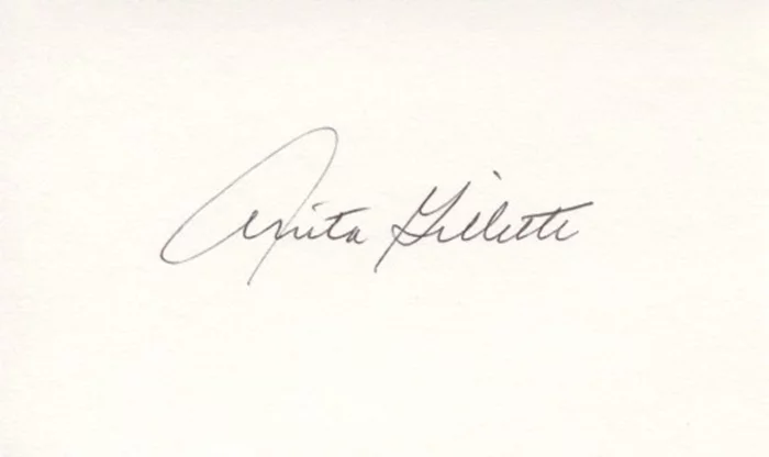 Anita Gillette autograph