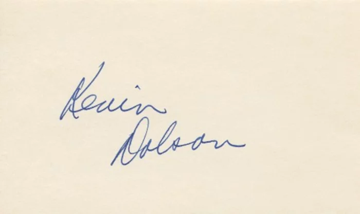 Kevin Dobson autograph