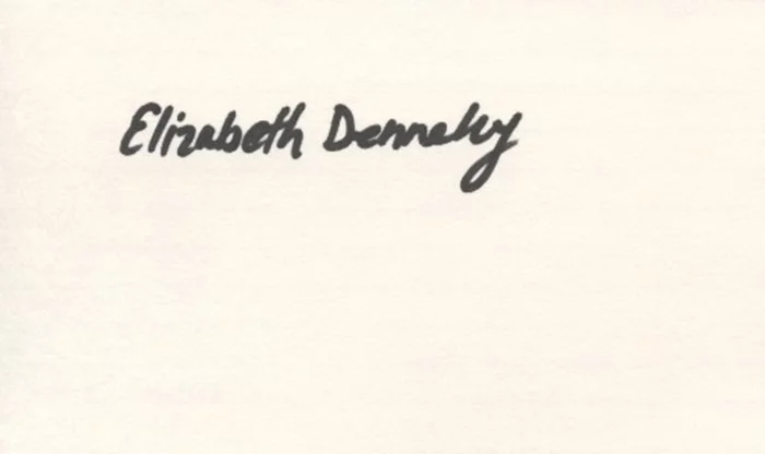 Elizabeth Dennehy autograph