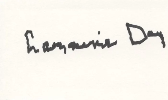 Laraine Day autograph