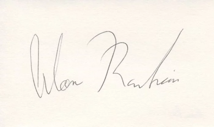 Alan Rachins autograph