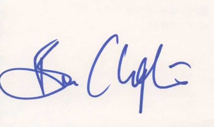 Ben Chaplin autograph