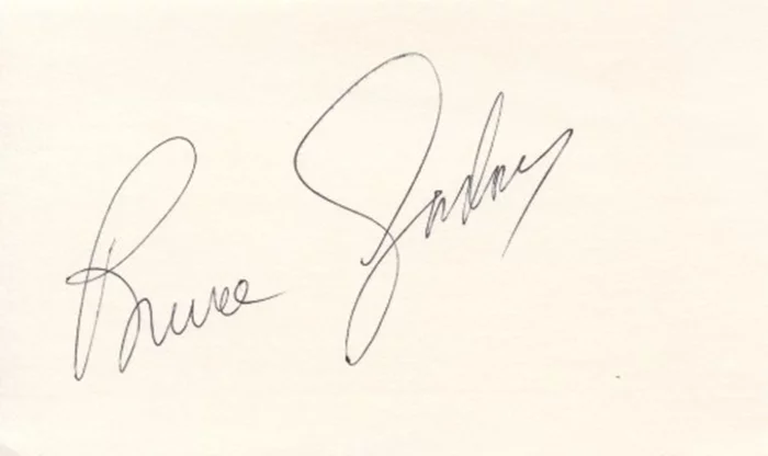 Bruce Gordon autograph