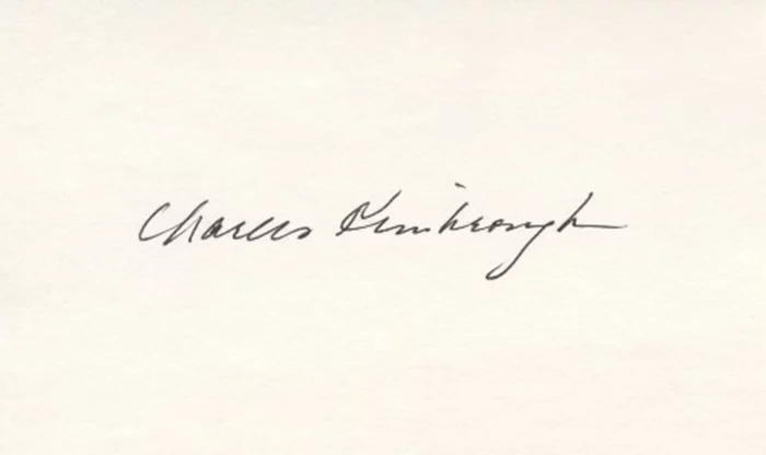 Charles Kimbrough autograph