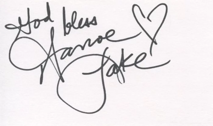 Sanoe Lake autograph