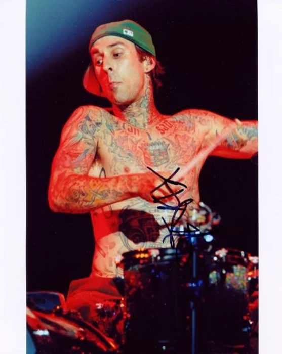 Travis Barker autograph