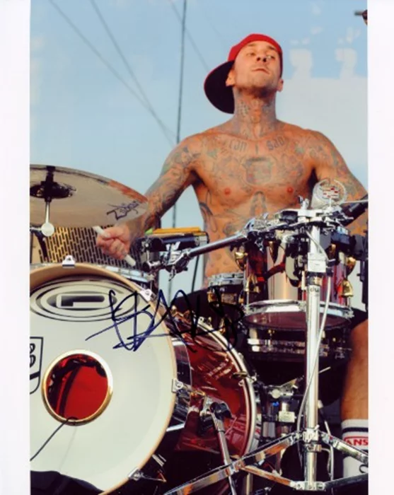 Travis Barker autograph