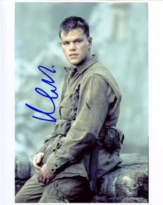 Matt Damon autograph
