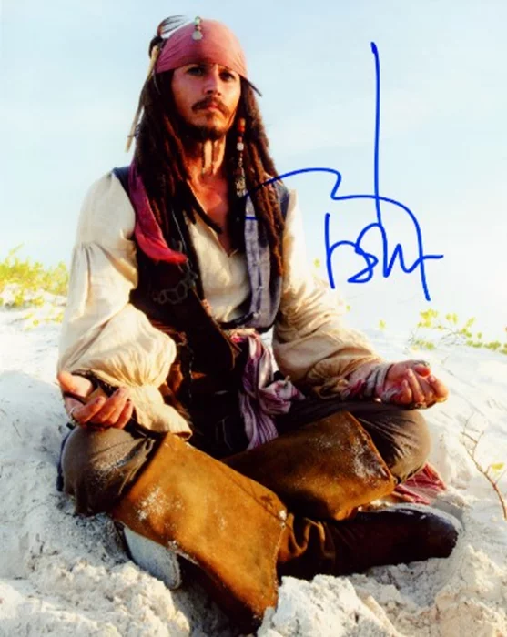 Johnny Depp autograph