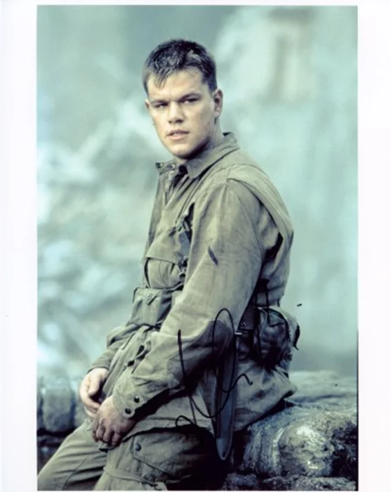 Matt Damon autograph