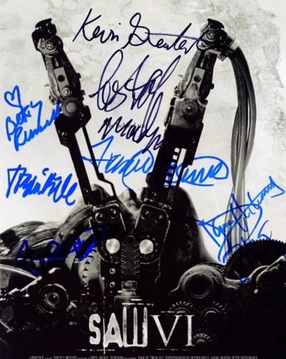 Saw autograph