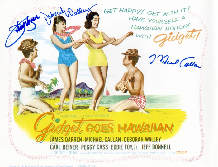 Gidget Goes Hawaiian autograph