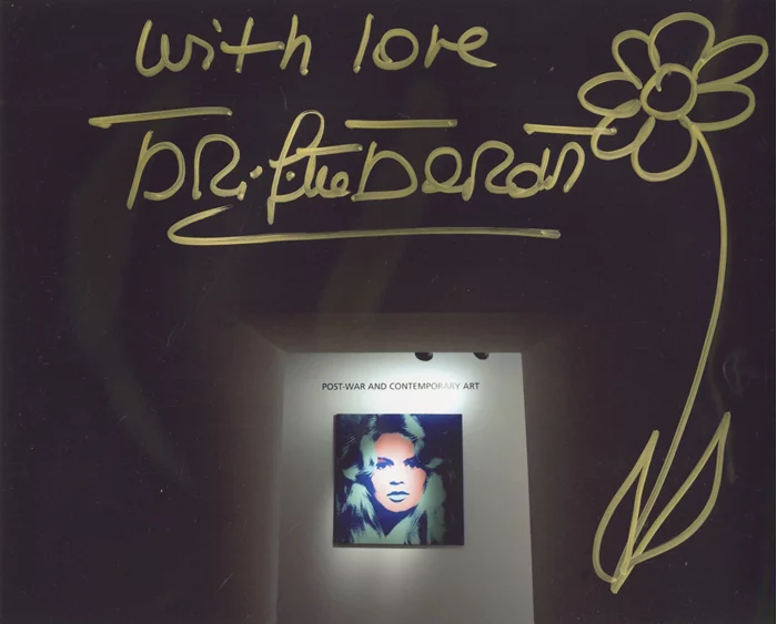 Brigitte Bardot autograph