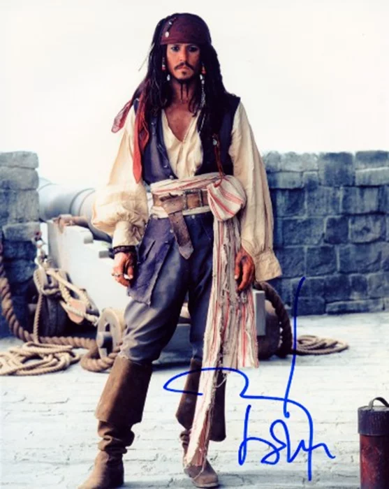 Johnny Depp autograph