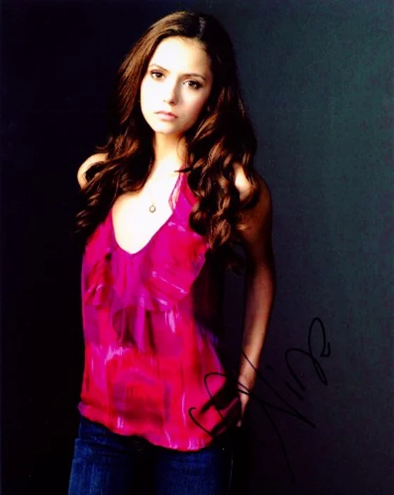 Nina Dobrev autograph