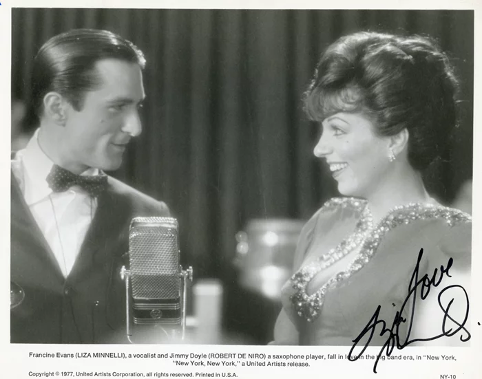 Liza Minnelli autograph